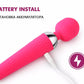 Personal Wand Massager in rose Red
