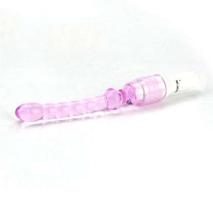 Pink Flexible Textured Vibrator
