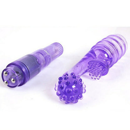 Purple Curved Rabbit Vibrator