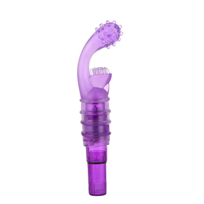 Purple Curved Rabbit Vibrator