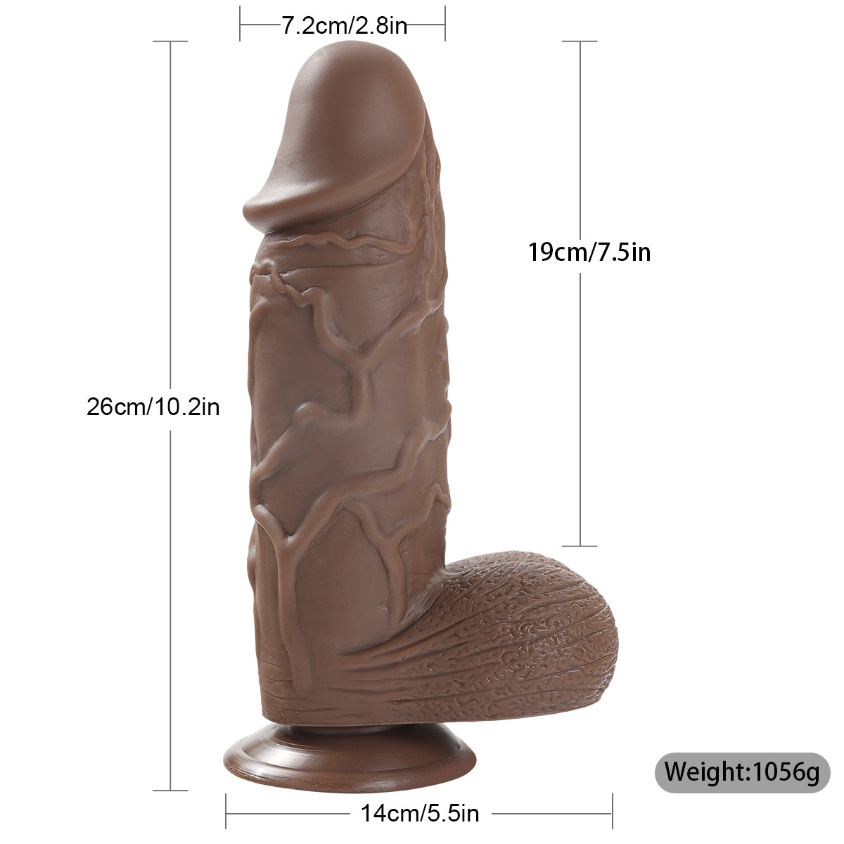 Curved Silicone Dildo