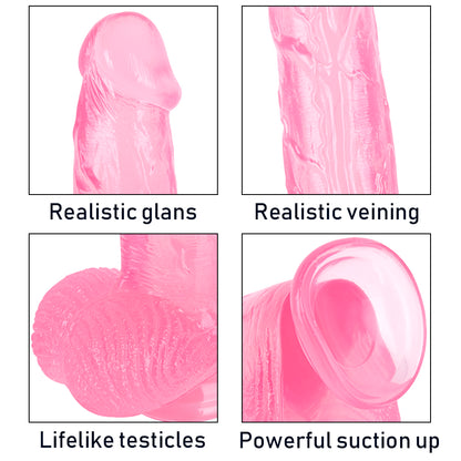 12 Inch Large Pink Dildo