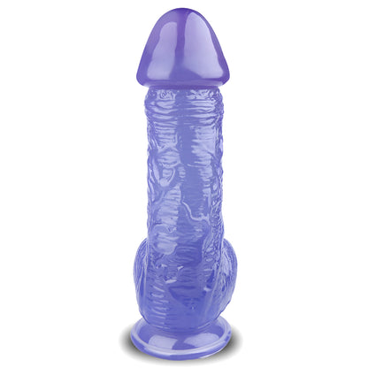 Textured PVC Suction Cup Dildo