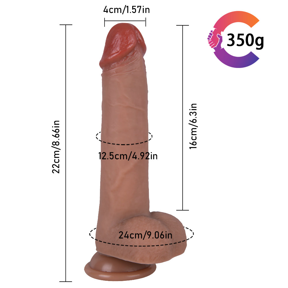 Long 8.6Inch Realistic G-Spot Dildo