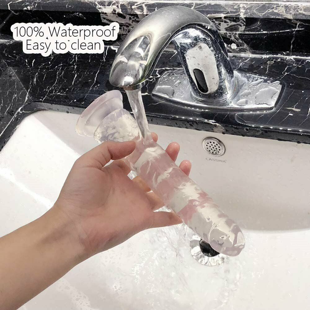 Dildo for Women Pleasure 8 inches Beginner Thrusting Sexy with Suction Cup Flexible Waterproof Realistic Adult Toys Personal Massager Tool