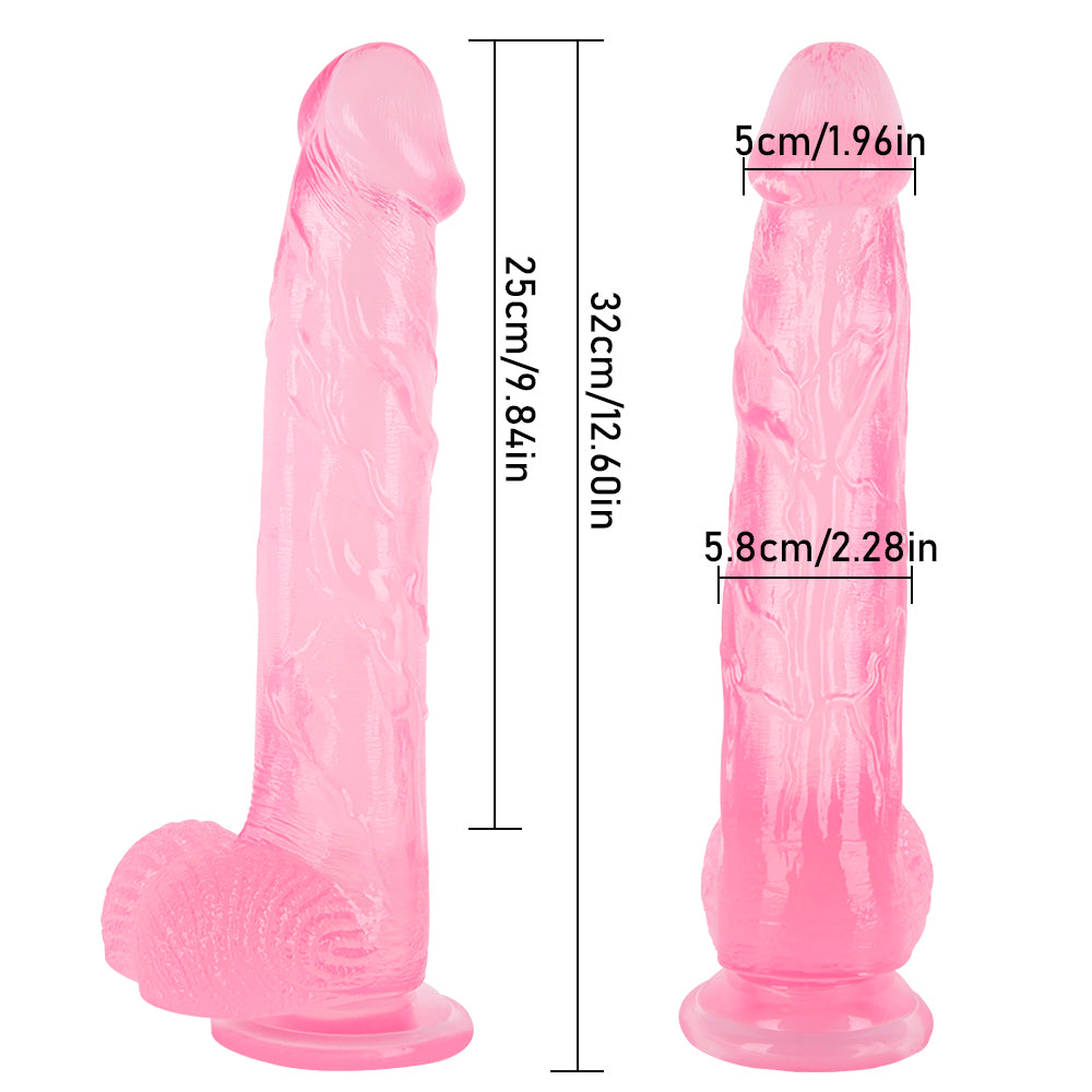 Pink 12 Inch large dildo