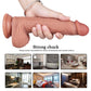 8 Inch Ultra Veined Silicone Dildo with Ball
