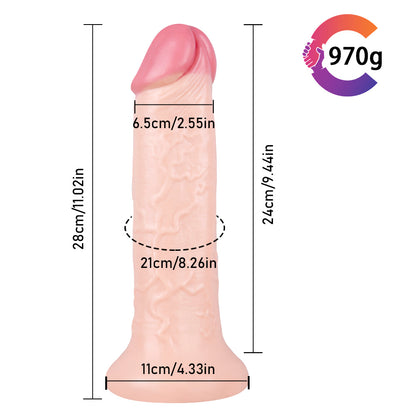 11 Inch Long Realistic Dildo