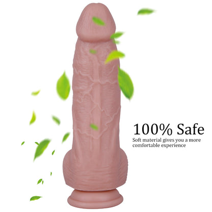 9 Inch Silicone Suction Cup Dildo