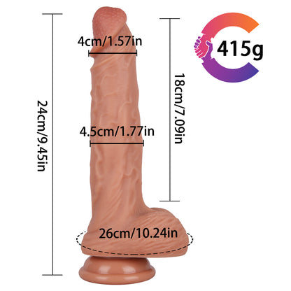 9 Inch Thick Realistic Dildo