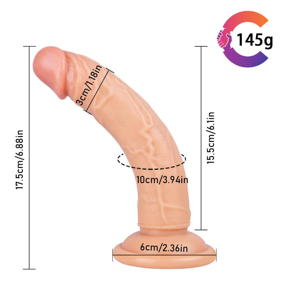 Real Feel Waterproof dildo-flesh