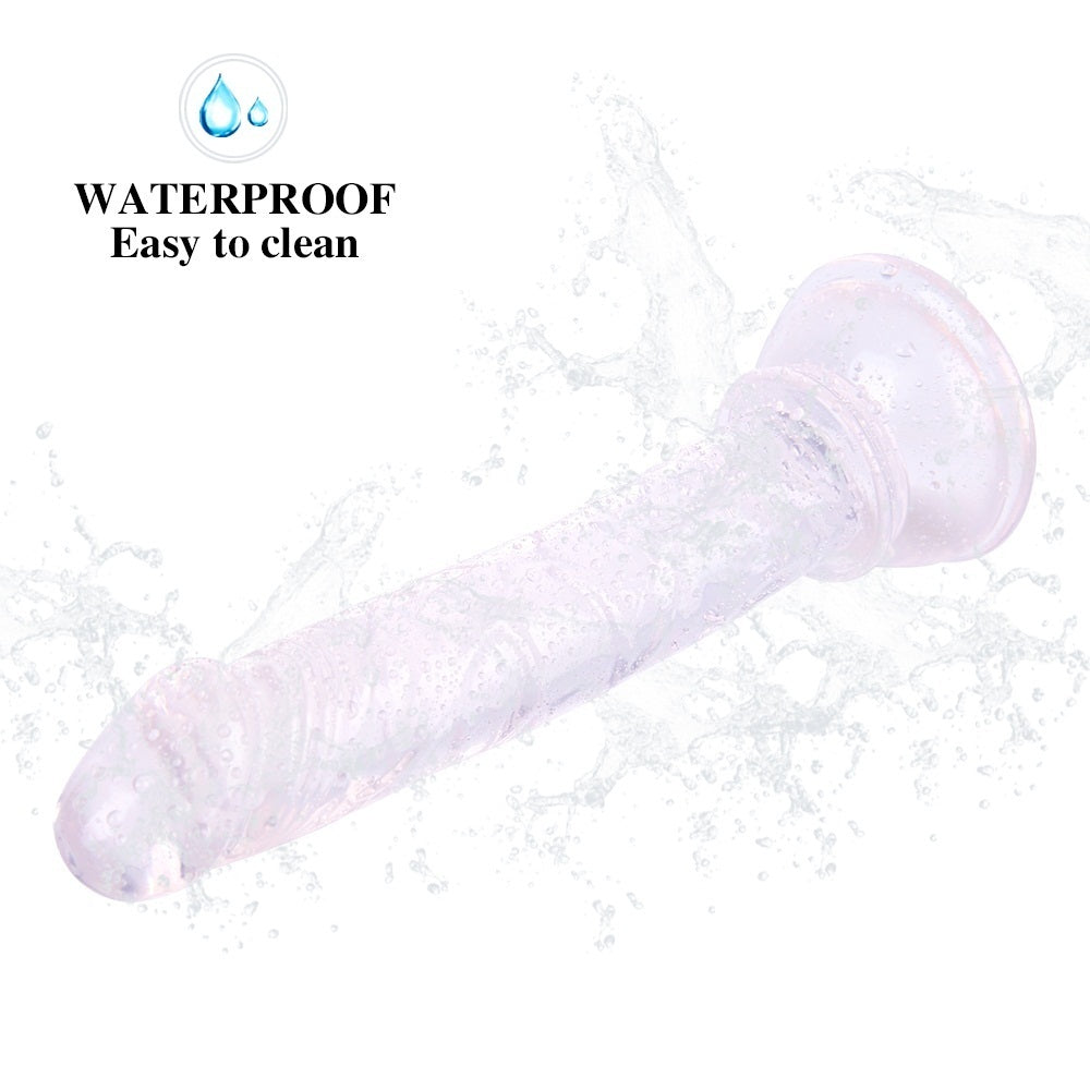 Realistic Adult Dildo Beginners Handsfree Dildo for Women Pleasure  Soft Small 6 inch didlo with Suction Cup Massage Wand Sex toys for beginner