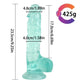 Thrusting Dildo Massage Stick for Women with Handfree Waterproof Suction Cup Base Dildo Personal Relax Toys Anal Big for Flexible Anal Adullt Anal Dildo for Lesbian Vaginal Play Sex Toys