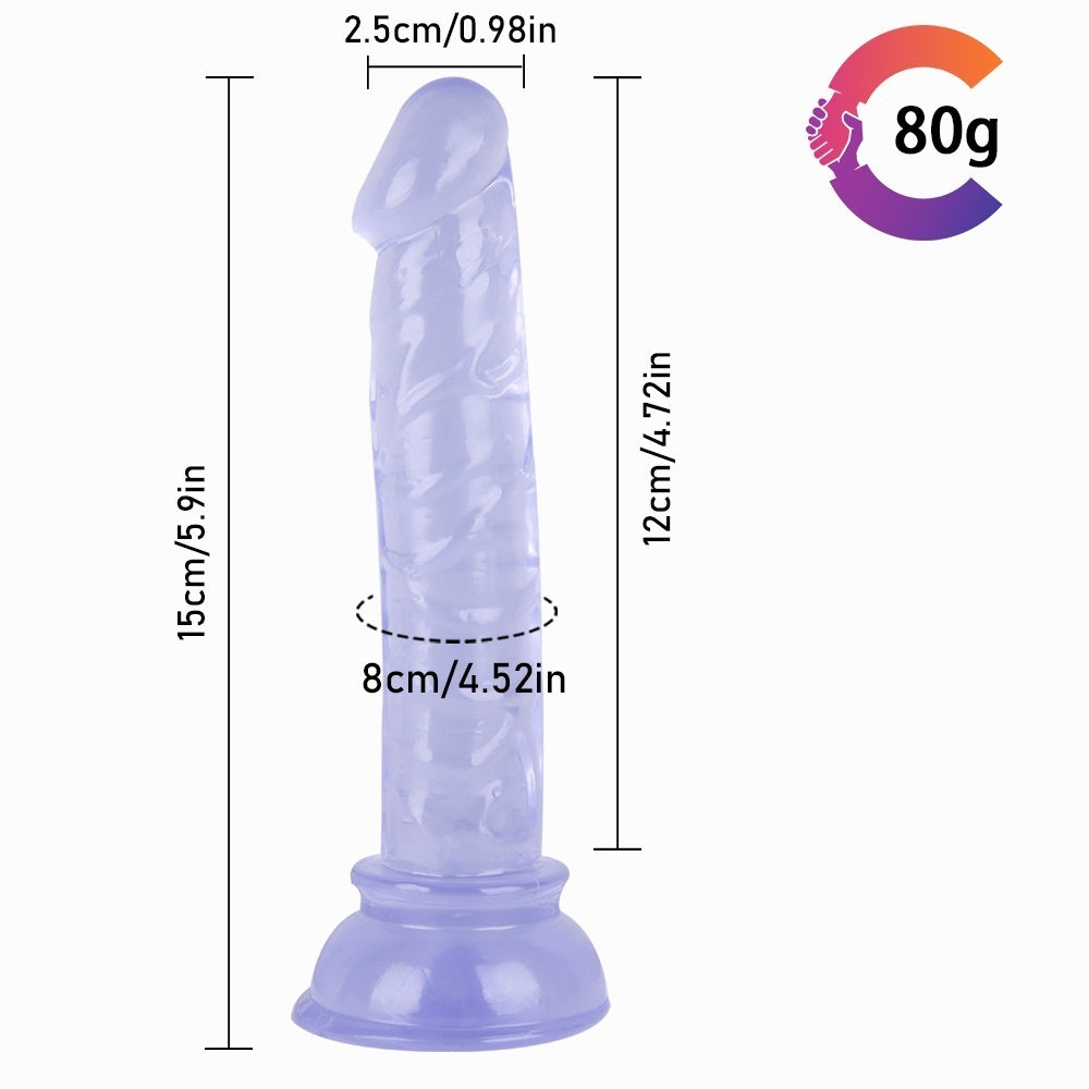 Realistic Adult Dildo Beginners Handsfree Dildo for Women Pleasure  Soft Small 6 inch didlo with Suction Cup Massage Wand Sex toys for beginner