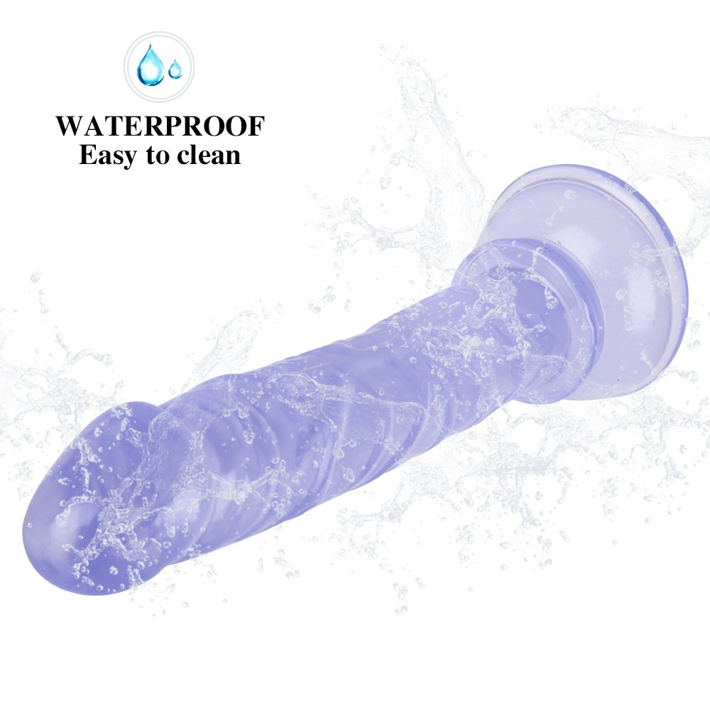 Realistic Adult Dildo Beginners Handsfree Dildo for Women Pleasure  Soft Small 6 inch didlo with Suction Cup Massage Wand Sex toys for beginner