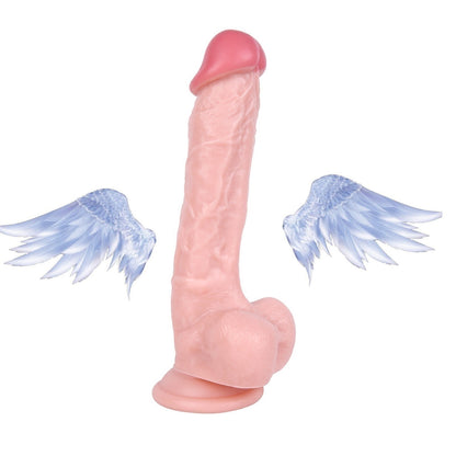 Textured Suction Cup Dildo in Black