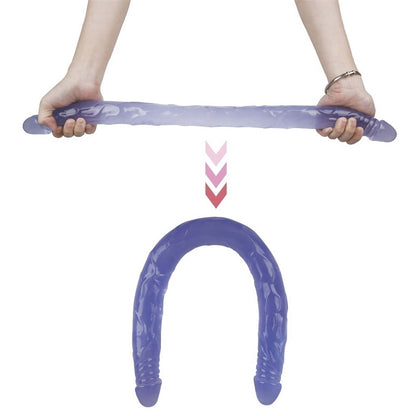 Double ended dildo for Women Realistic 21.56 inch Super Long Bendable dildo sex toys for Women Pleasure Beginners Soft massage wand for Couple
