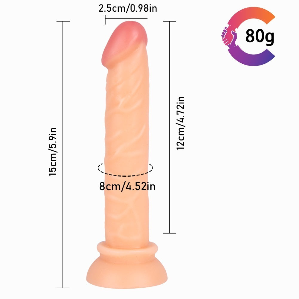 Realistic Adult Dildo Beginners Handsfree Dildo for Women Pleasure  Soft Small 6 inch didlo with Suction Cup Massage Wand Sex toys for beginner