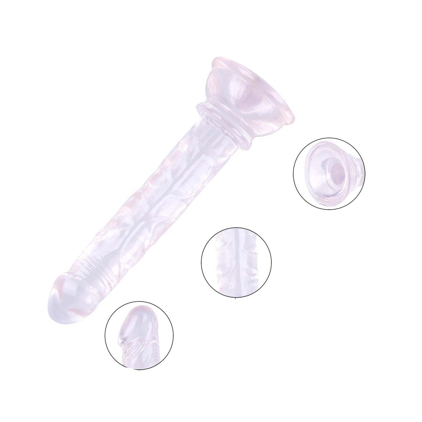 Realistic Adult Dildo Beginners Handsfree Dildo for Women Pleasure  Soft Small 6 inch didlo with Suction Cup Massage Wand Sex toys for beginner