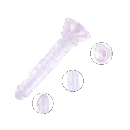 Realistic Adult Dildo Beginners Handsfree Dildo for Women Pleasure  Soft Small 6 inch didlo with Suction Cup Massage Wand Sex toys for beginner