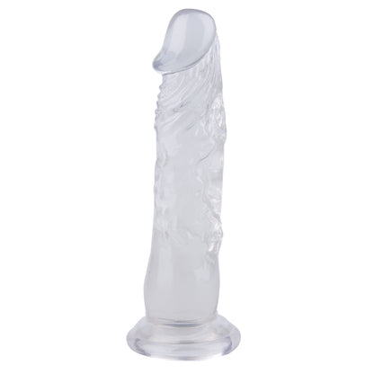 8 Inch Crystal-Look Clear Dildo