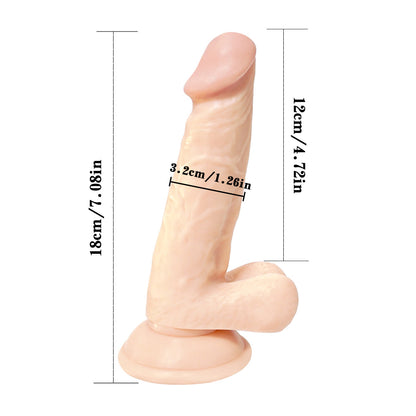 7 Inch Realistic Dildo in Flesh Tone