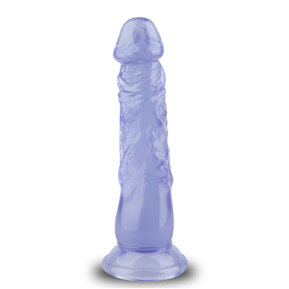 8 Inch Crystal-Look Clear Dildo