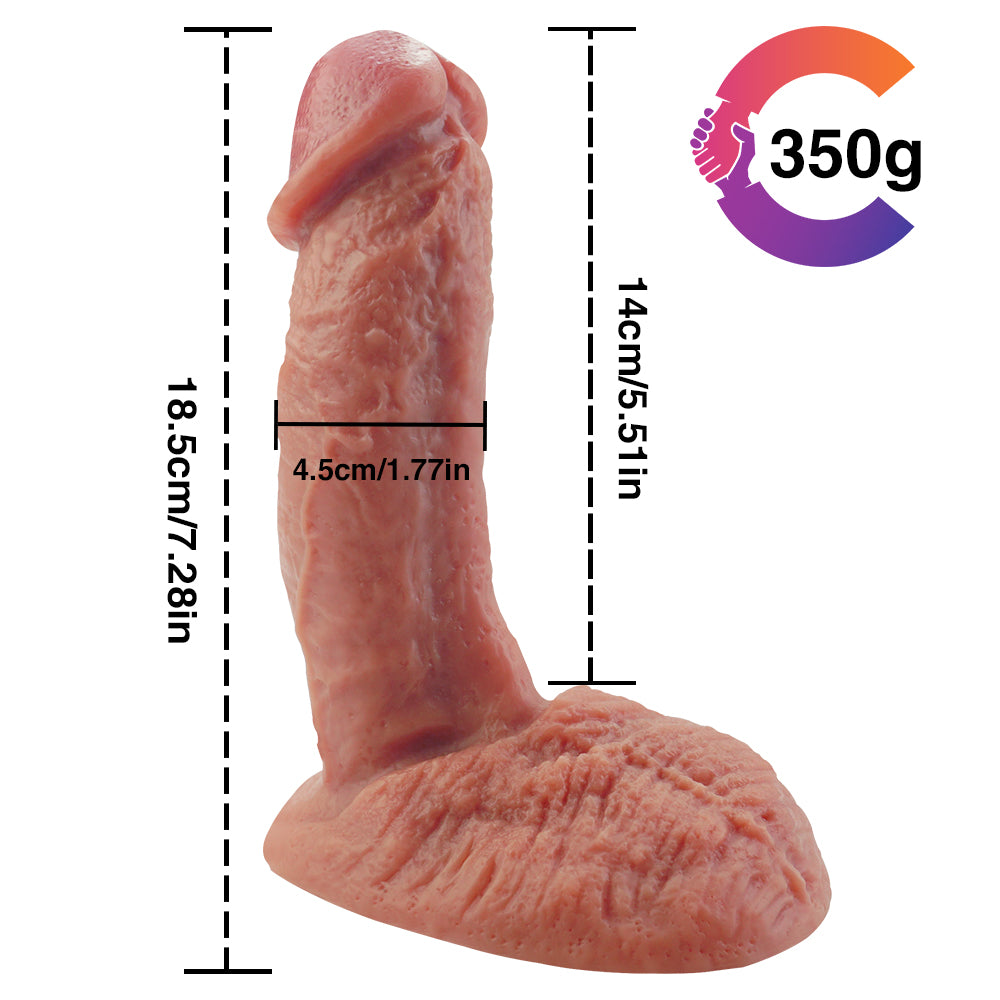 7 inch thick and long silicone dildo