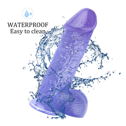 Textured PVC Suction Cup Dildo