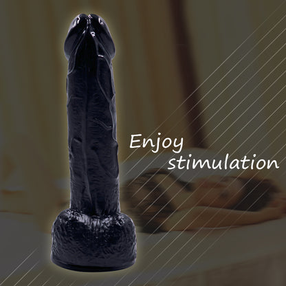 Dildo with Suction Cup 7 inch Dildo Realistic Thrusting Handsfree Massage Tools Dildos Soft Flexible Magic Wand for Women Female Couples