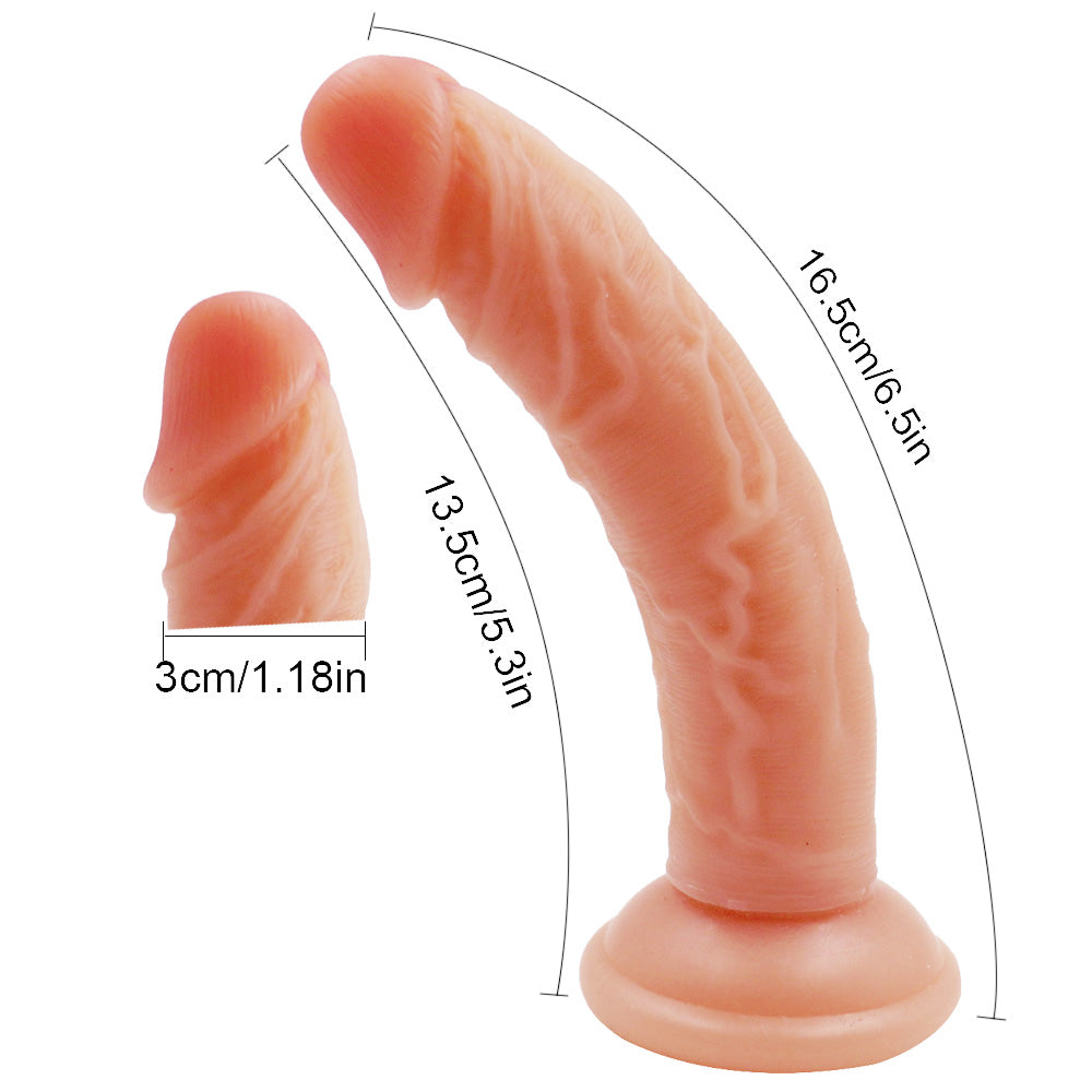 6 inch small flesh dildo