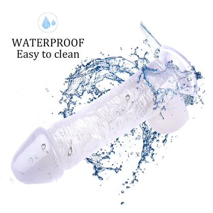Textured PVC Suction Cup Dildo