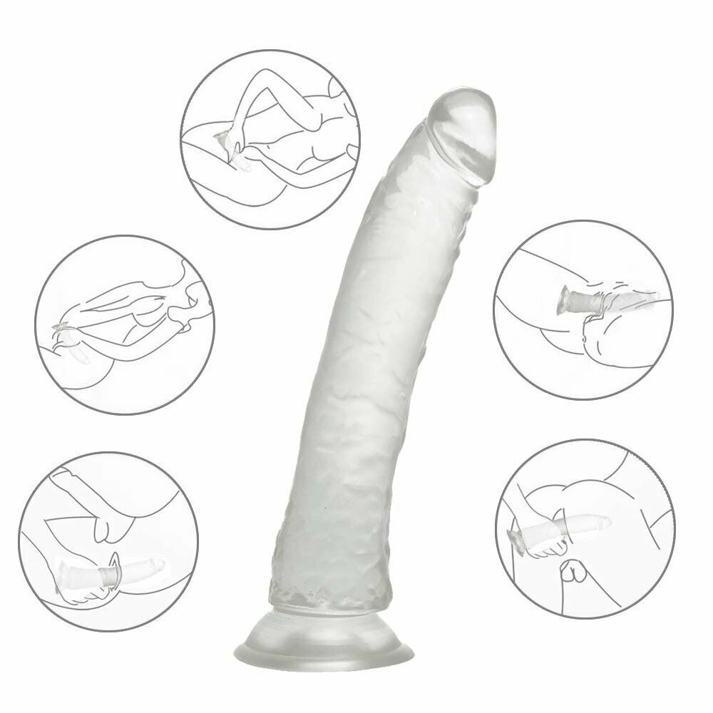 Clear 7 Inch Small dildo