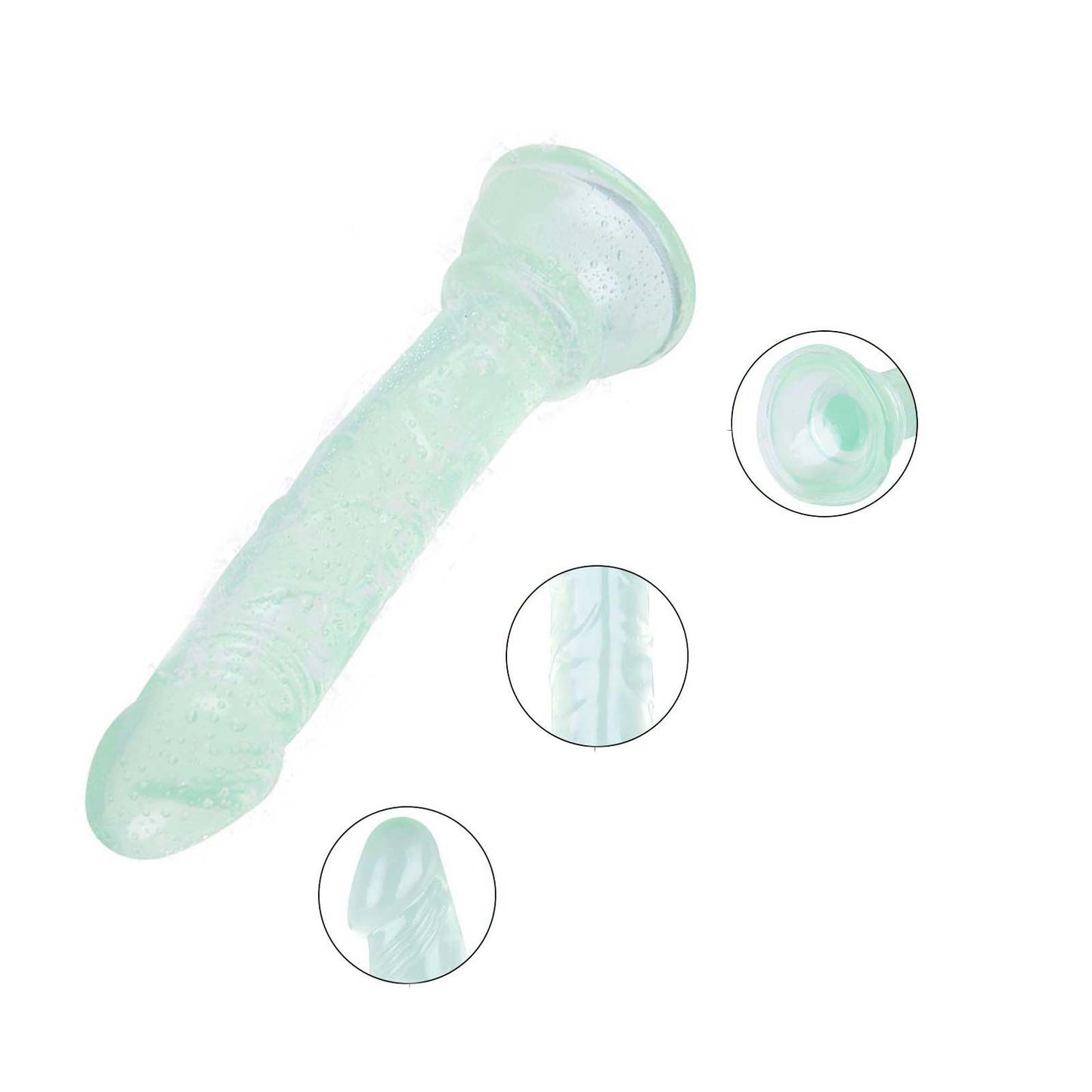 Realistic Adult Dildo Beginners Handsfree Dildo for Women Pleasure  Soft Small 6 inch didlo with Suction Cup Massage Wand Sex toys for beginner