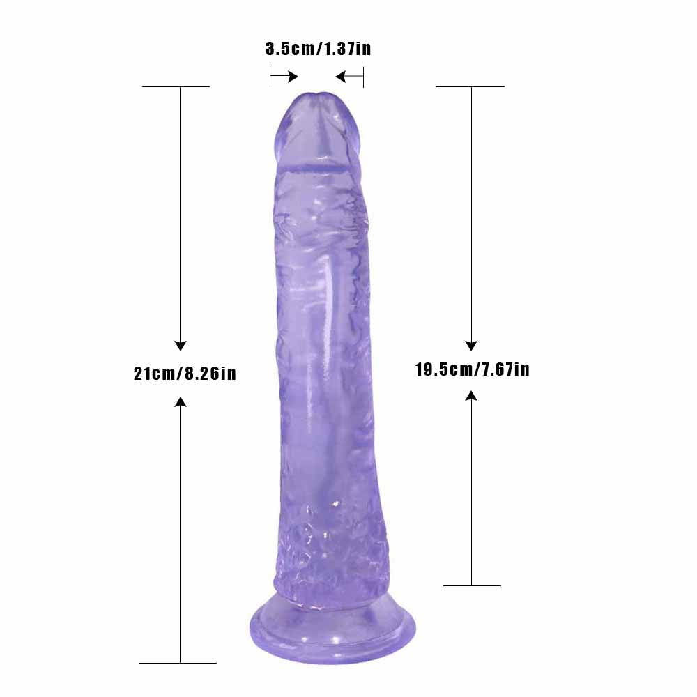 Dildo for Women Pleasure 8 inches Beginner Thrusting Sexy with Suction Cup Flexible Waterproof Realistic Adult Toys Personal Massager Tool