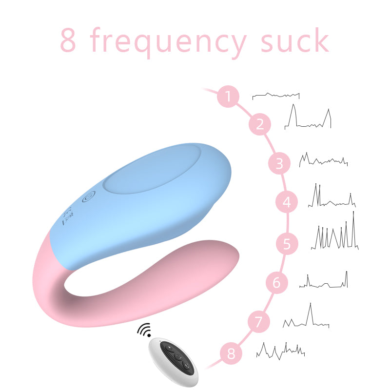 Remote control invisible clitoral stimulator