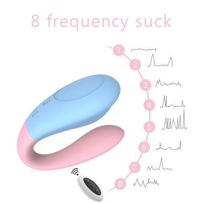 Remote control invisible clitoral stimulator