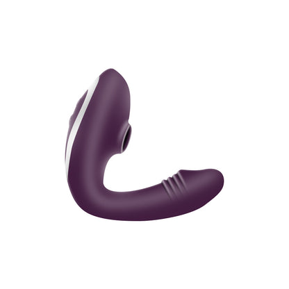 Dark Purple Wearable Suction Vibrator