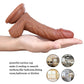 6 inchUltra Real Silicone Suction Cup Dildo