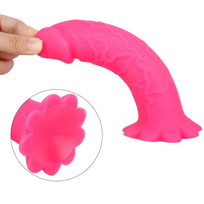 Realistic Dildo with Textured Shaft