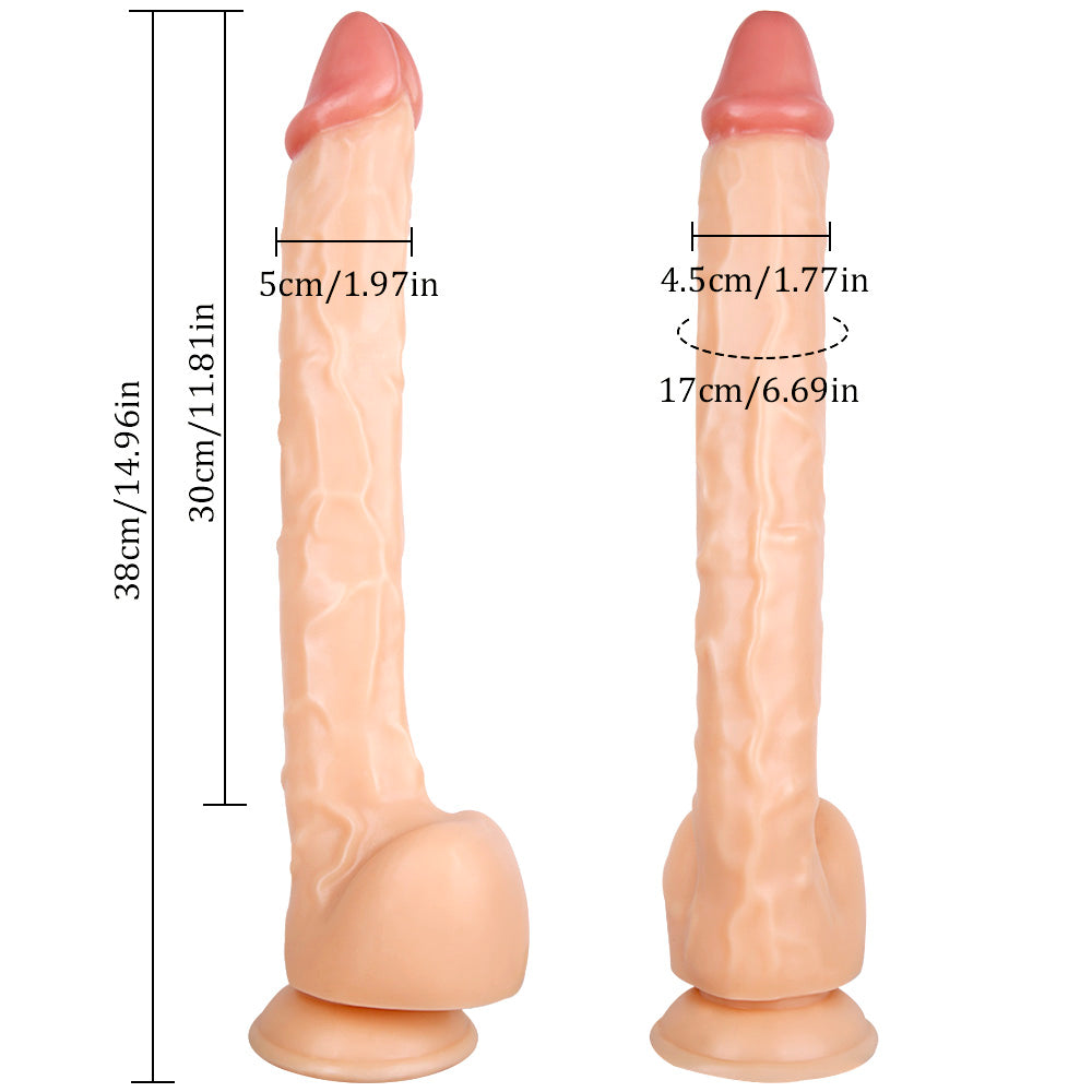 14 Inch Flexible Penis Cock with Suction Cup