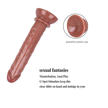 Realistic Adult Dildo Beginners Handsfree Dildo for Women Pleasure  Soft Small 6 inch didlo with Suction Cup Massage Wand Sex toys for beginner