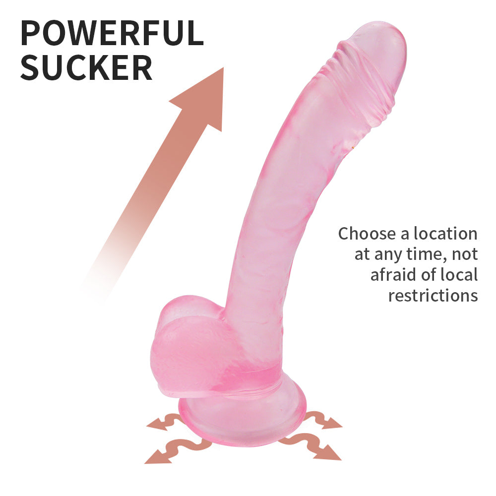 PVC 7 Inch lifelike penis dong