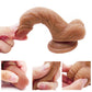 6 inch Waterproof Dildo - Brown