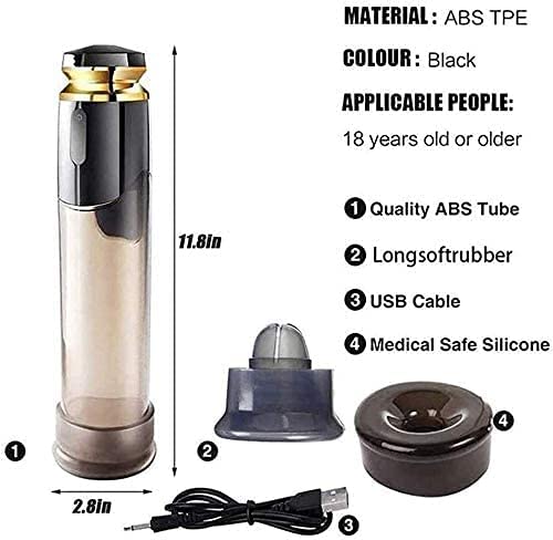 Male Automatic Penis Pump for Men Delay Trainer Enlargement Pumps increase penile Size Vacuum Pump Water Bath Exercise Erectile Pump