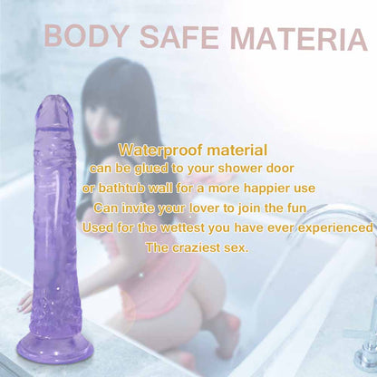 Dildo for Women Pleasure 8 inches Beginner Thrusting Sexy with Suction Cup Flexible Waterproof Realistic Adult Toys Personal Massager Tool