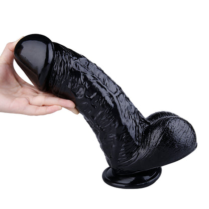 Textured PVC Suction Cup Dildo