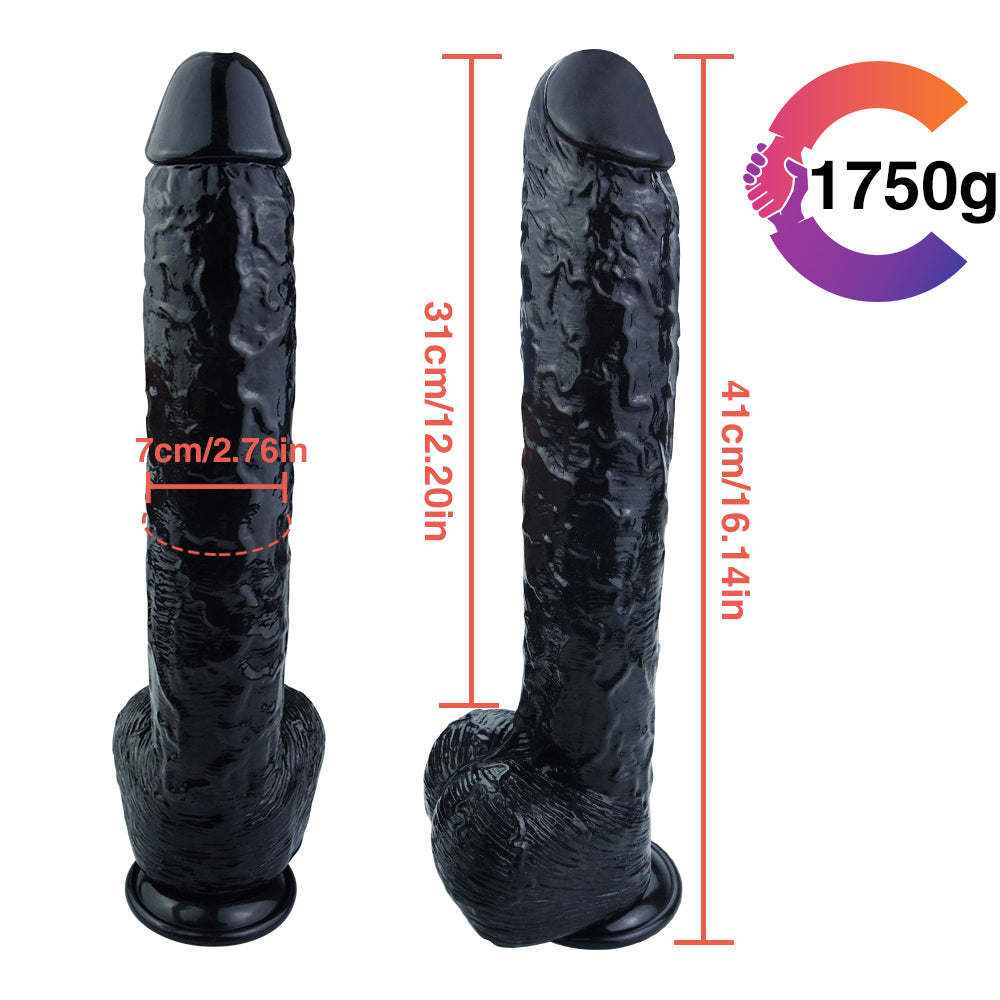 Extra-Long 16 Inch Suction Cup Dildo