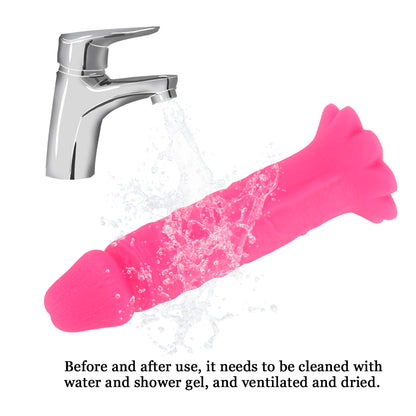 Realistic Dildo with Textured Shaft
