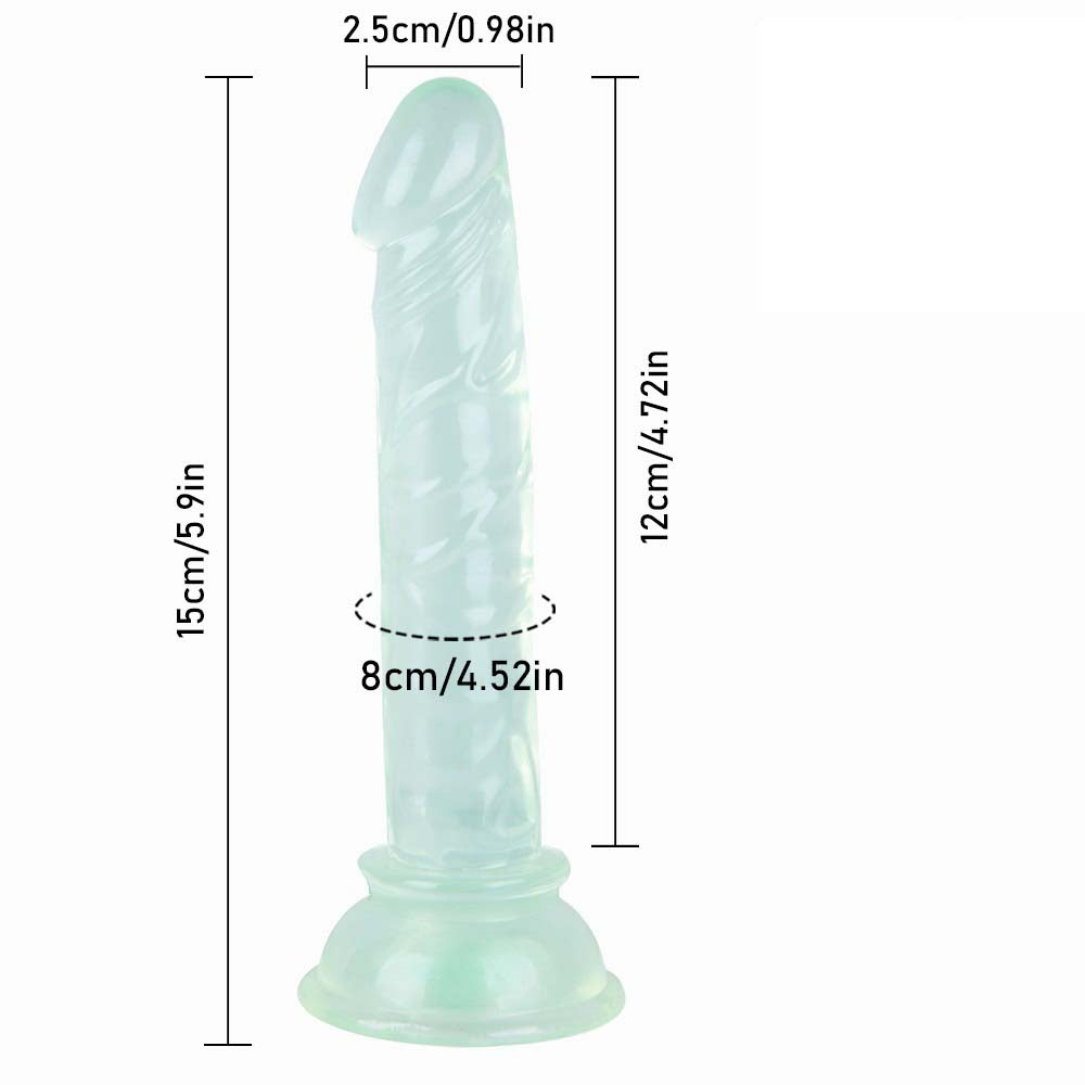 Realistic Adult Dildo Beginners Handsfree Dildo for Women Pleasure  Soft Small 6 inch didlo with Suction Cup Massage Wand Sex toys for beginner